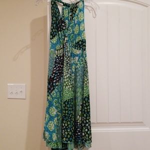 KENNETH COLE Chiffon halter dress